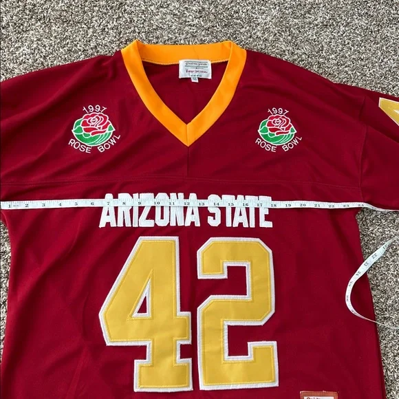 Pat Tillman Arizona State Sun Devils Rose Bowl Gridiron Greats Jersey,Sewn Sz 50 - Picture 5 of 8